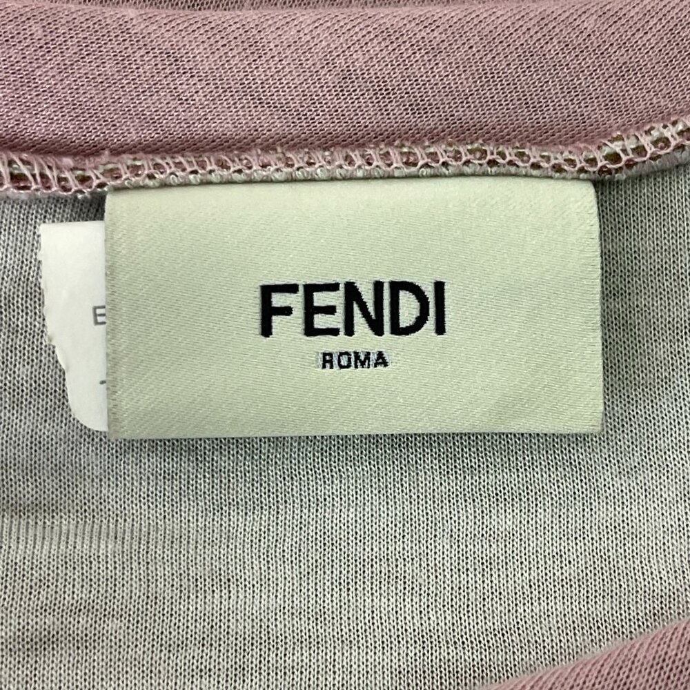 Fendi Kid's Pink Flowy A-Line Ruffle Long Sleeve Dress Size 6 Years - Picture 4 of 14